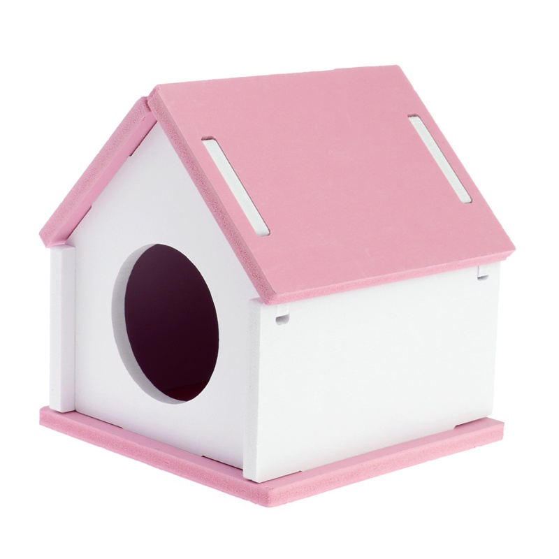 Tổ ngủ bằng gỗ cho thú cưng nhỏ chuột hamster/sóc