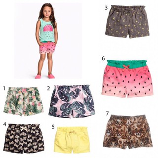 Quần short H&M bé gái xuất dư