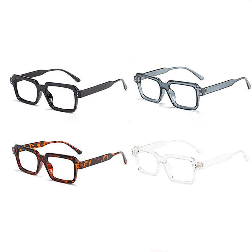 QQMALL Kính Mát Gọng Vuông Nhỏ Chống Bức Xạ &amp; Ánh Sáng Xanh Cho Nam &amp; Nữ