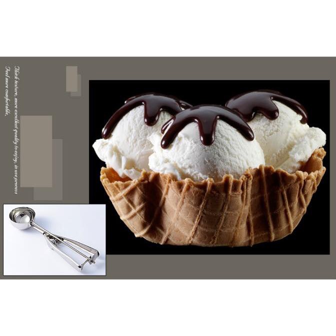 Muỗng múc kem inox 4-5-6cm - Dụng cụ múc kem