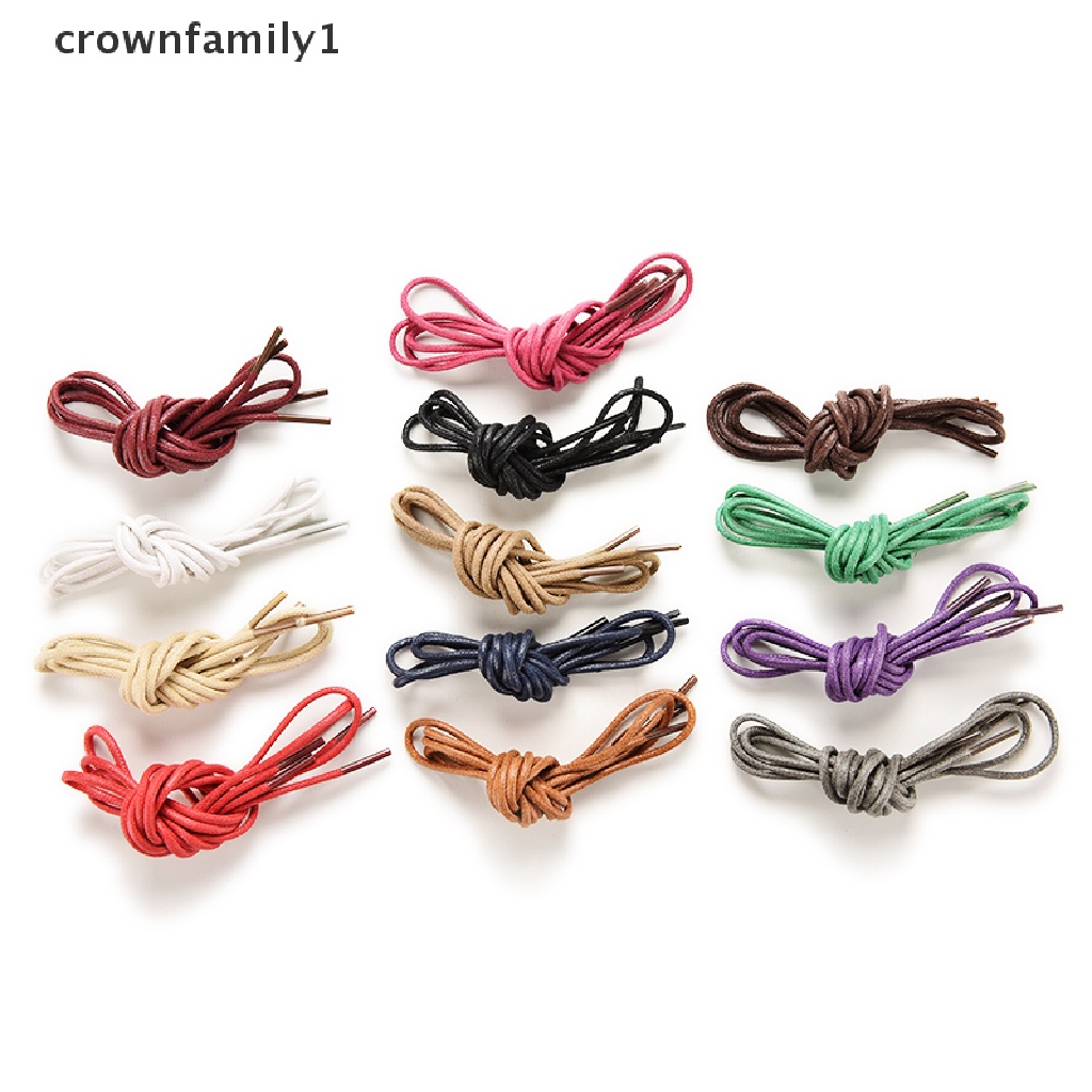 1 Cặp Dây Giày Cotton Sáp Tròn Nhiều Màu Sắc 90cm