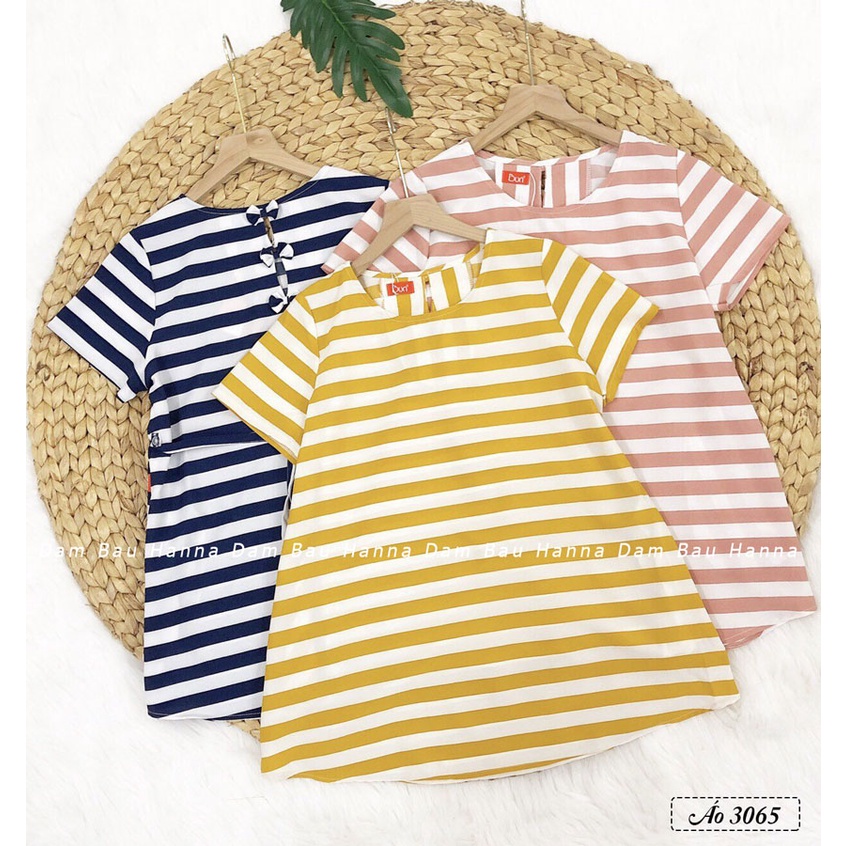 [HANNA] Áo bầu công sở kiểu dễ thương free size 40-70kg vải lụa mango cao cấp thoáng mát không nhăn phù hợp đi làm đi