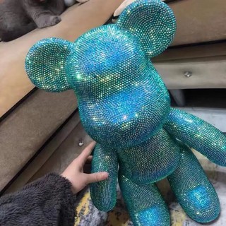 Gấu đính đá handmade Bearbrick size 23cm cao cấp cho mọi lứa tuổi