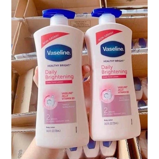 SỮA DƯỠNG THỂ VASELINE HỒNG LÀM MỊN &amp;TRẮNG DA 725ML MẪU MỚI CHÍNH HÃNG - 10436