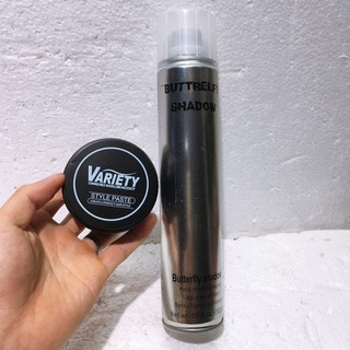 COMBO GÔM BẠC BUTTER FLY + SÁP VUỐT TÓC  VARIETY