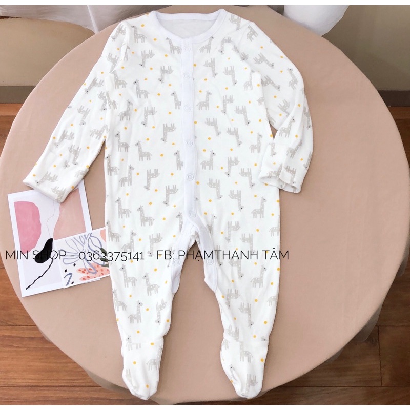 Body liền vớ cotton cho bé - Geo8