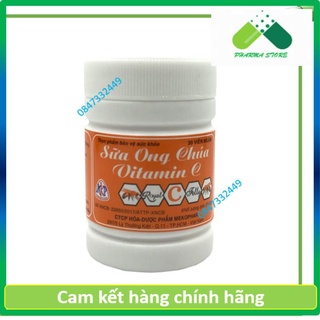 Viên kẹo ngậm sữa ong chúa vitamin C Mekophar