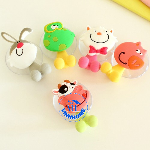 Dụng cụ kẹp bàn chải hít chân không hình hoạt hình dễ thương