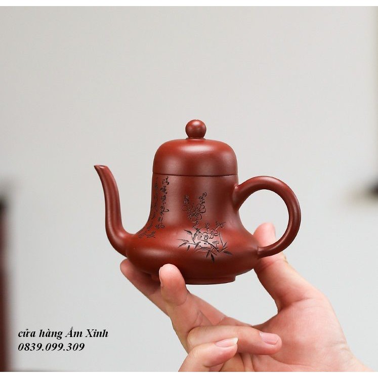 Ấm Tử Sa Nghi Hưng Tư Đình 130 ml