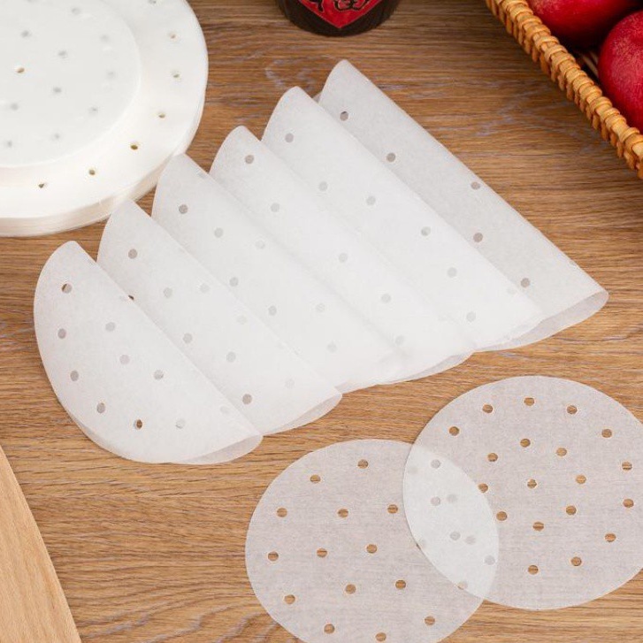 Giấy Nến Đục Lỗ Dùng Cho Nồi Chiên Không Dầu