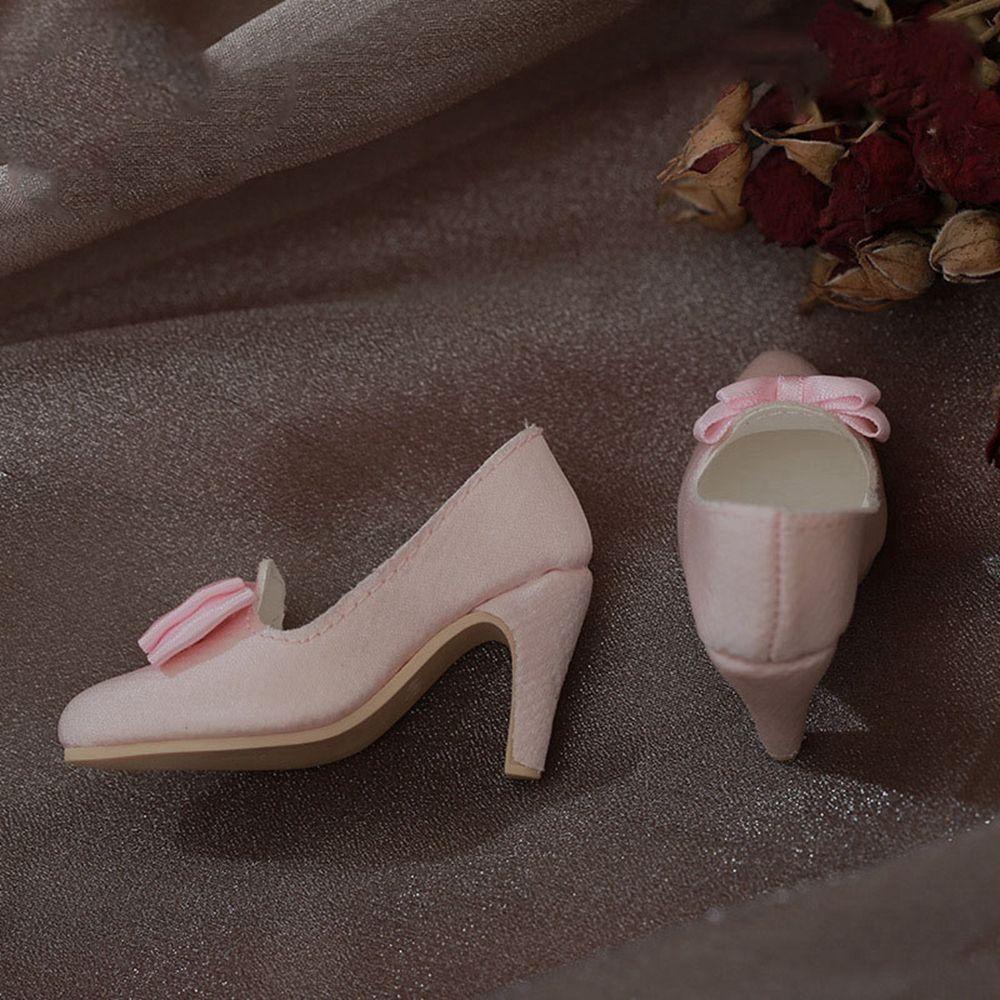Giày Búp Bê Da PU Lót Vải Cho Búp Bê 7.6 * 2.8cm