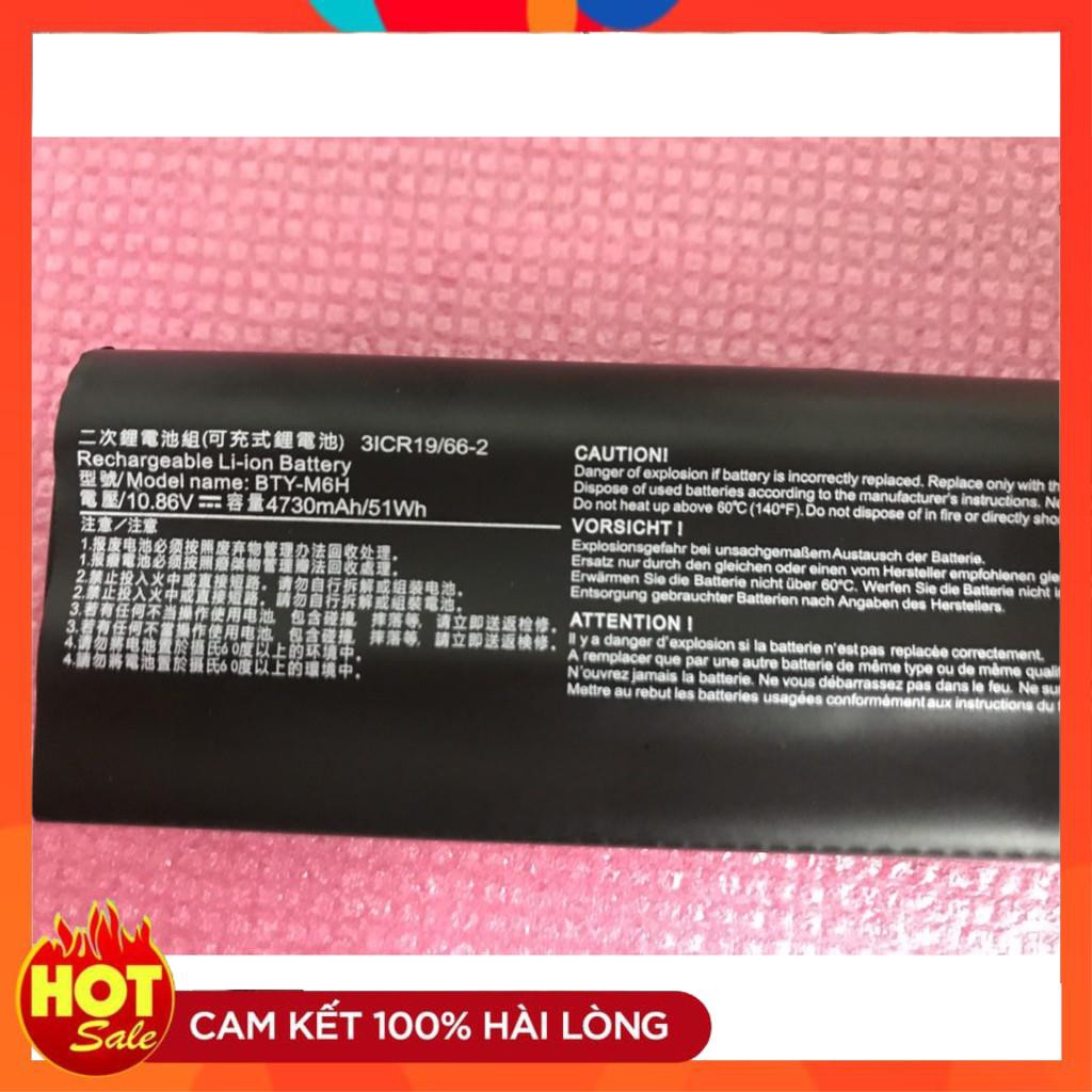 HÀNG ZIN  Pin (Battery) Latop MSI GE62 GE63 GE72 GE73 GV62 8RD BTY-M6H New Original