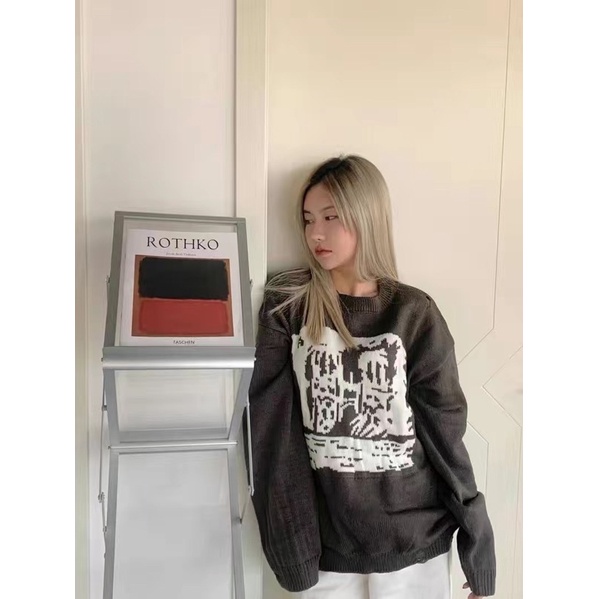 Áo len form unisex hàng chuẩn order china