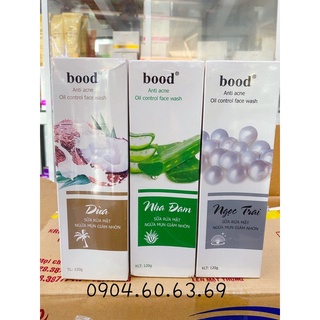 Sữa Rửa Mặt Ngừa Mụn Giảm Nhờn Bood 120g THẢO DƯỢC HOA SEN
