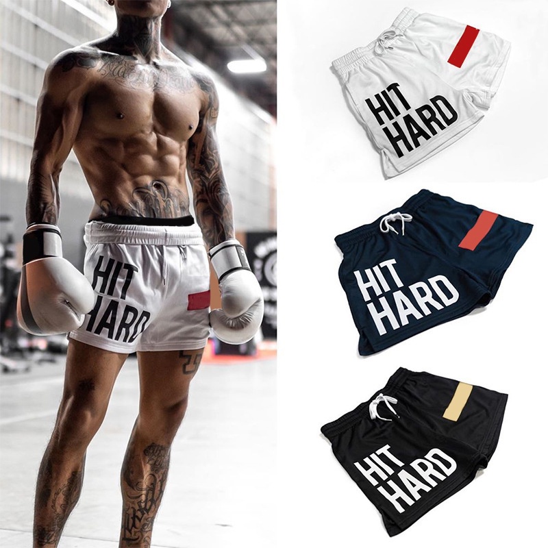 Quần Short Thể Thao Phối Lưới Mềm Thoáng Khí Thời Trang Cho Nam