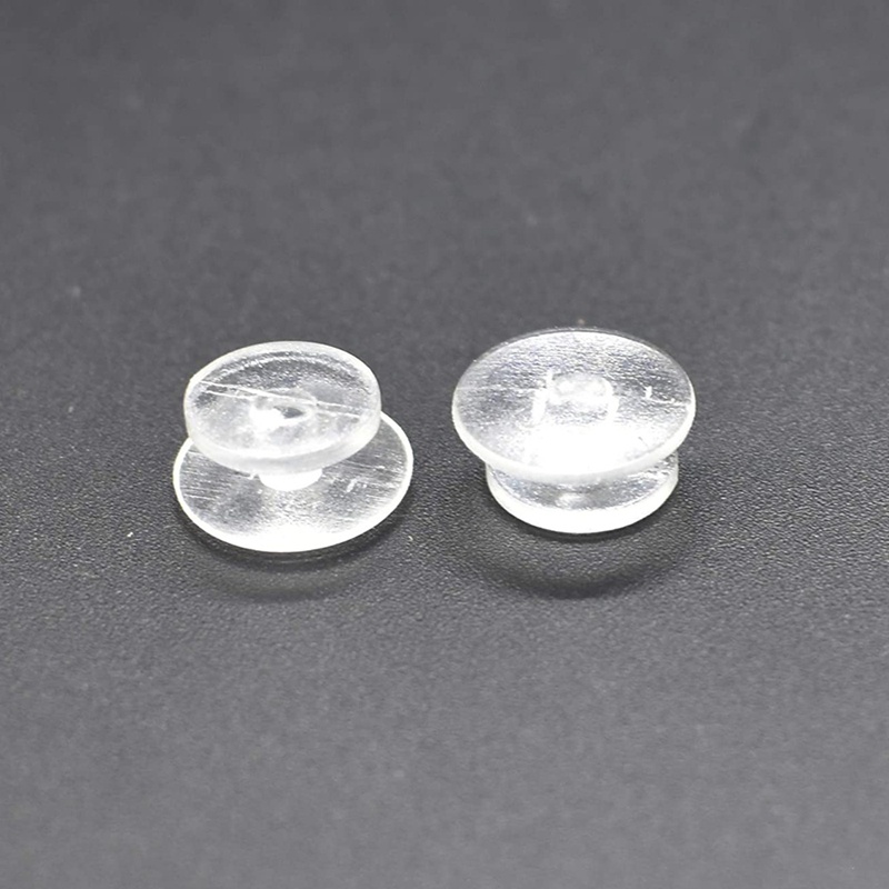 Nút trong suốt 500 cái , 0,47 inch ( 12Mm) Nút quyến rũ cao cấp , Thích hợp để trang trí giày dép trẻ em