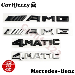Miếng Dán Logo Trang Trí Thân Xe Hơi Mercedes-benz New Amg 4matic C63 C200l