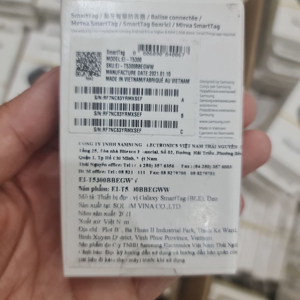 Thiết Bị Định Vị Theo Dõi Thông Minh Samsung Galaxy Smart Tag, Định Vị Đồ Vật, Thú Cưng, Hàng Chính Hãng