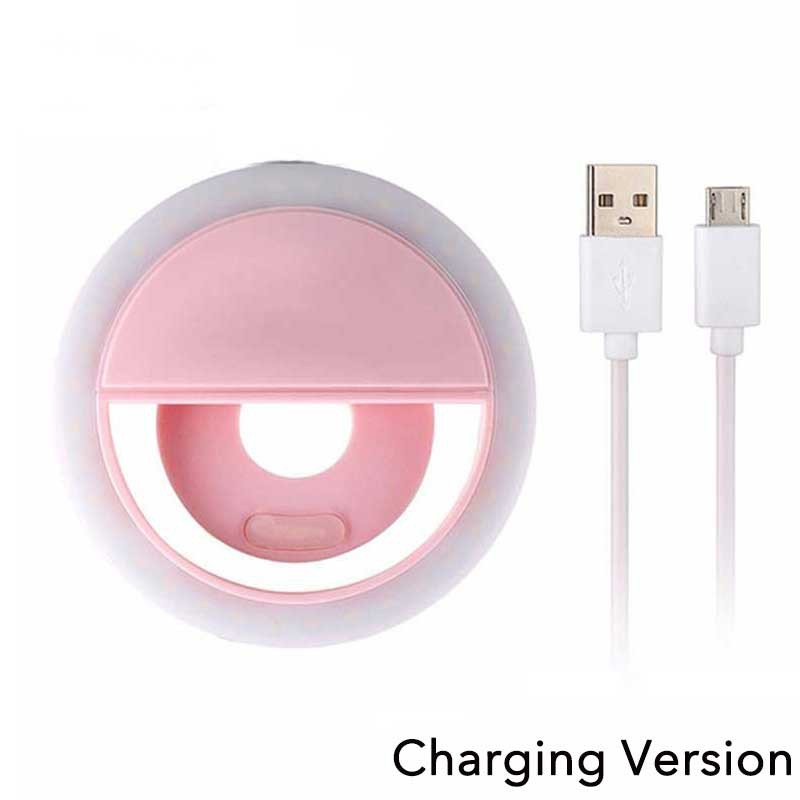 Đèn Led Dạng Vòng Hỗ Trợ Chụp Ảnh Cho Điện Thoại Máy Tính Bảng