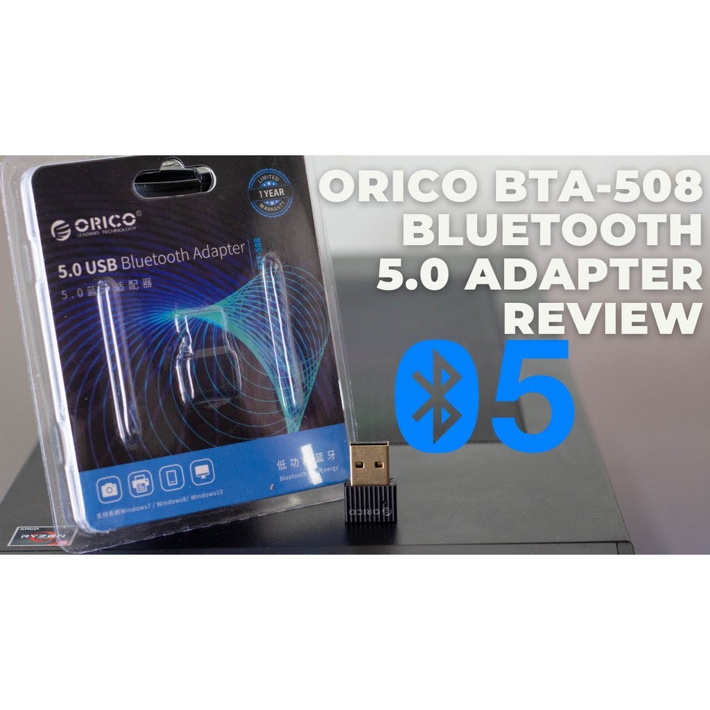 USB Bluetooth 5.0 Orico BTA-508 – Chính Hãng Orico (Màu đen, nhỏ gọn)