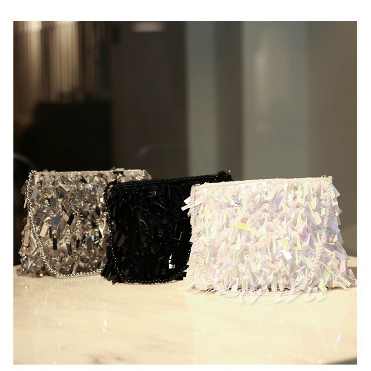 Túi saquin nhấp nhánh