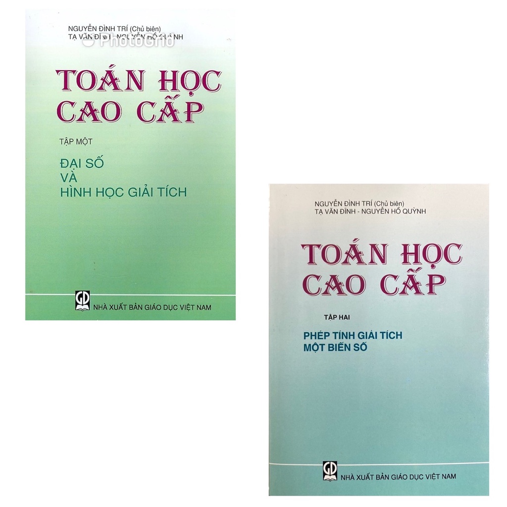Sách - Combo Toán Cao Cấp Tập 1 + Tập 2 ( 01)
