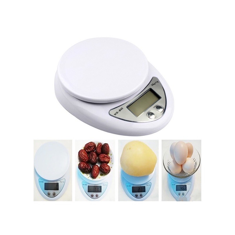 Cân Điện Tử Electronic Kitchen Scale B05 5kg* 1gam