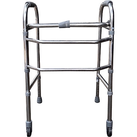 [Giao Hỏa Tốc Trong TPHCM} - Khung tập đi có bánh xe dành cho người già, người khuyết tật Việt Nam - Inox Việt Nam
