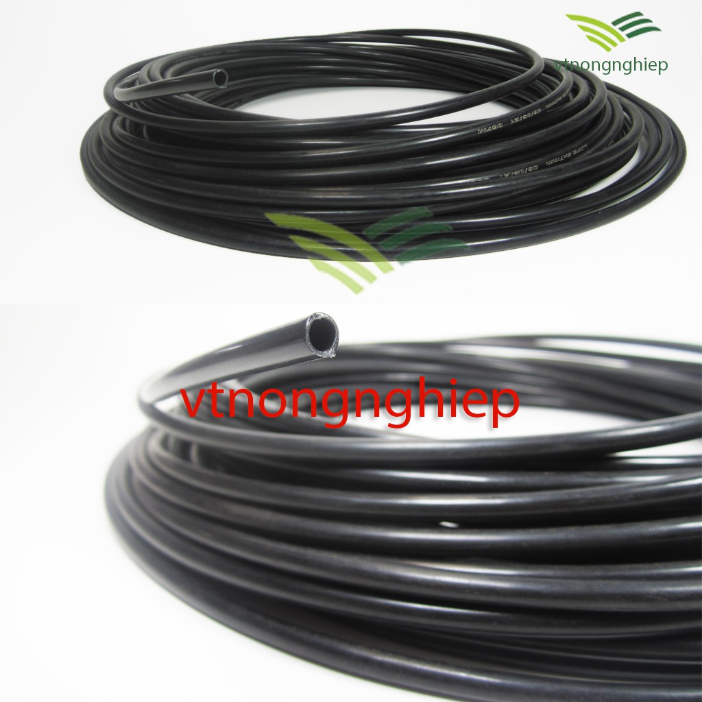 1m Ống nhựa dẫn nước LDPE 5/7mm , nhựa ldpe nguyên sinh, dùng trong hệ thống tưới tự động