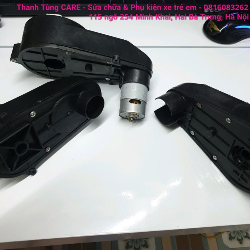Hộp số xe điện trẻ em - Động cơ - Hộp số Ô tô, Xe máy điện trẻ em 6V & 12V