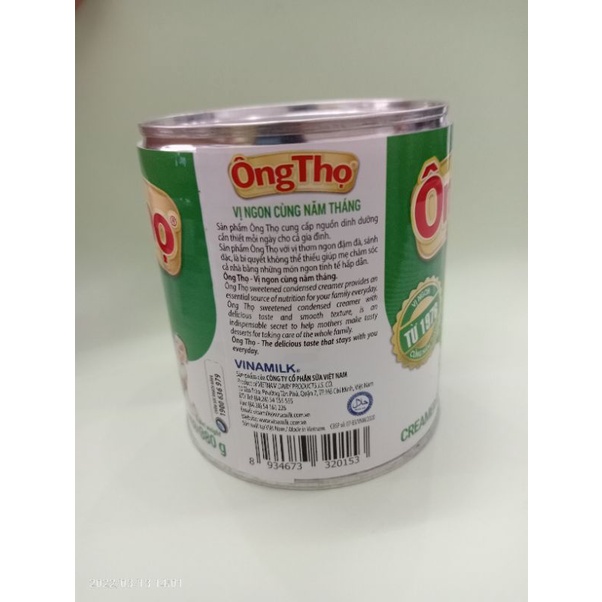 Ông Thọ Xanh Lá 380g hộp thiếc