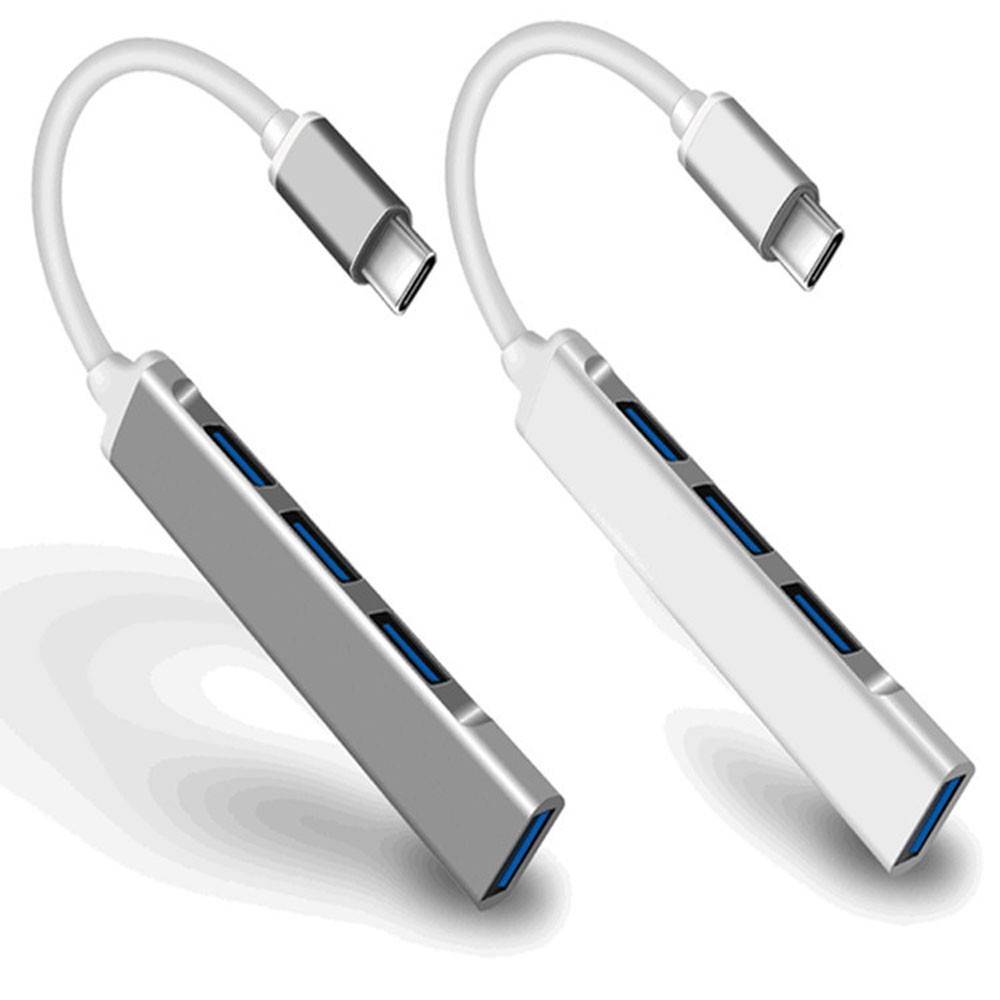 Hub Chia 4 Cổng Usb 3.0 Nhiều Màu Sắc Cho Macbook Air / Pro Otg Usb C