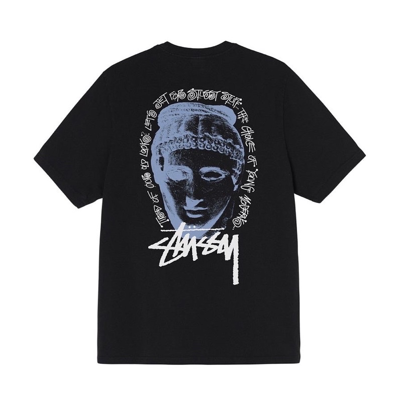 [Bao check chính hãng]Áo thun Stussy Young Modern màu trắng đen real