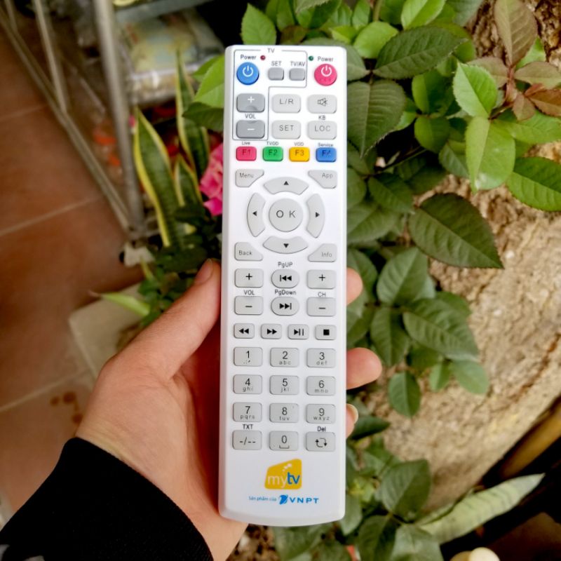 Điều khiển MyTV, Remote mytv Nhãn vàng (Tặng kèm pin AAA GP). Hàng chính hãng, tháo thiết bị.