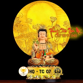 Đèn hào quang Trúc Chỉ in thờ Quan Âm_HQTC