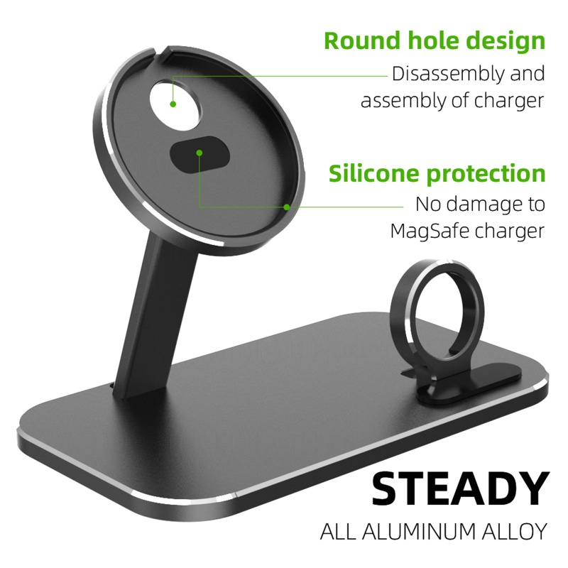 Đế Sạc Không Dây zzz 2 Trong 1 Chống Trượt Cho Gia Đình