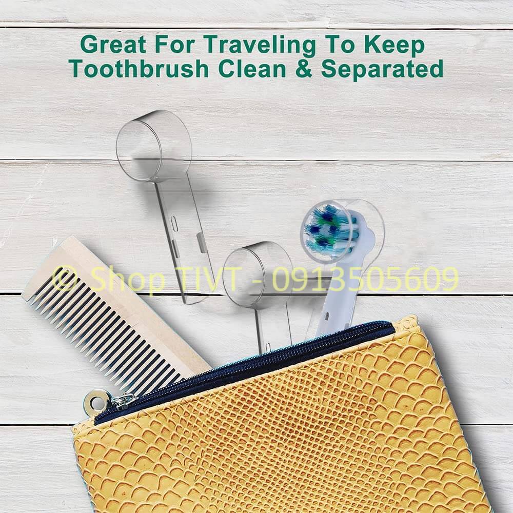 Vỉ 4 bàn chải răng tiêu chuẩn lắp cho máy Oral-B, đầu bàn chải điện YE bộ 4 cái-Shop TIVT