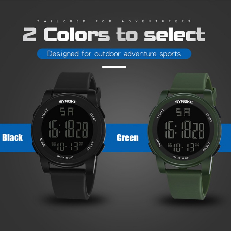 [Baywellfashion]Đồng hồ điện tử đa năng chống nước 30m kiểu dáng thể thao