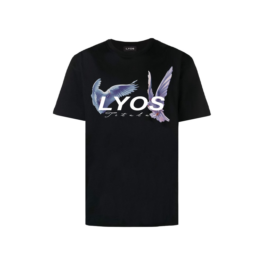 Áo Thun LYOS Sig Pigeon T-Shirt Đen