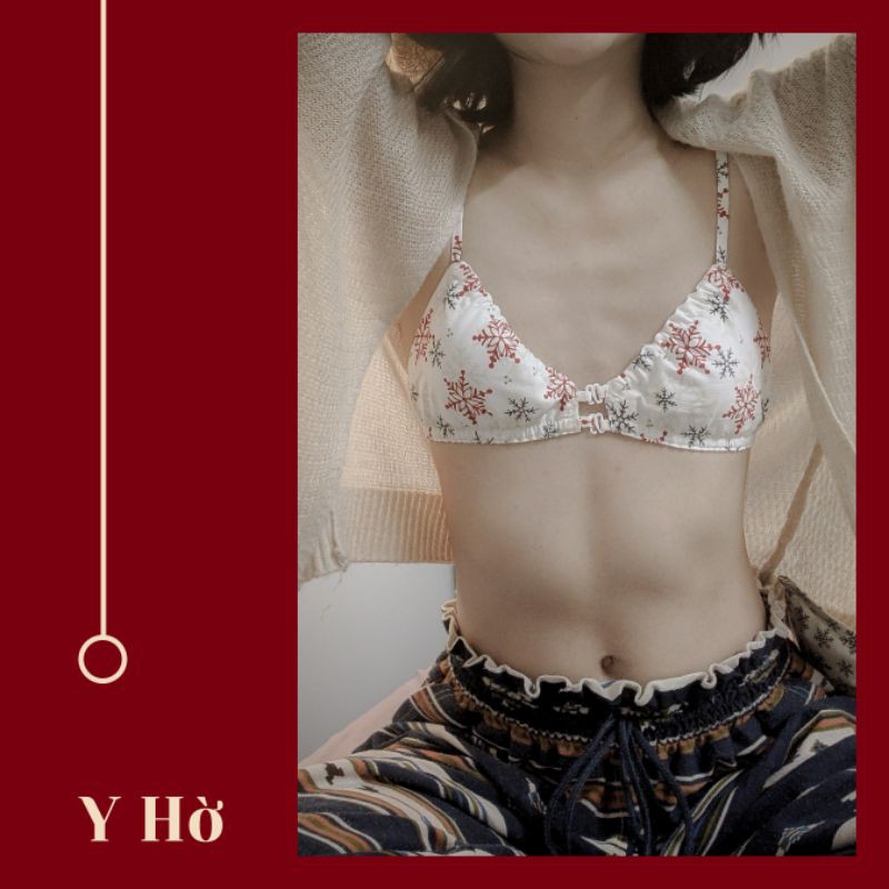 Áo lót/quần lót hoạ tiết bông tuyết (may theo số đo) | BigBuy360 - bigbuy360.vn