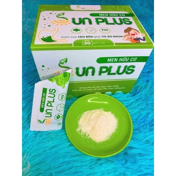 Combo Men hữu cơ và sữa non SUNPLUS bé hết táo bón đầy hơi, ngủ ngon giấc