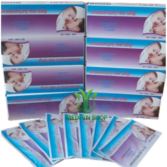 Combo 20 QUE THỬ RỤNG TRỨNG OVULATION (LH) TEST STRIP