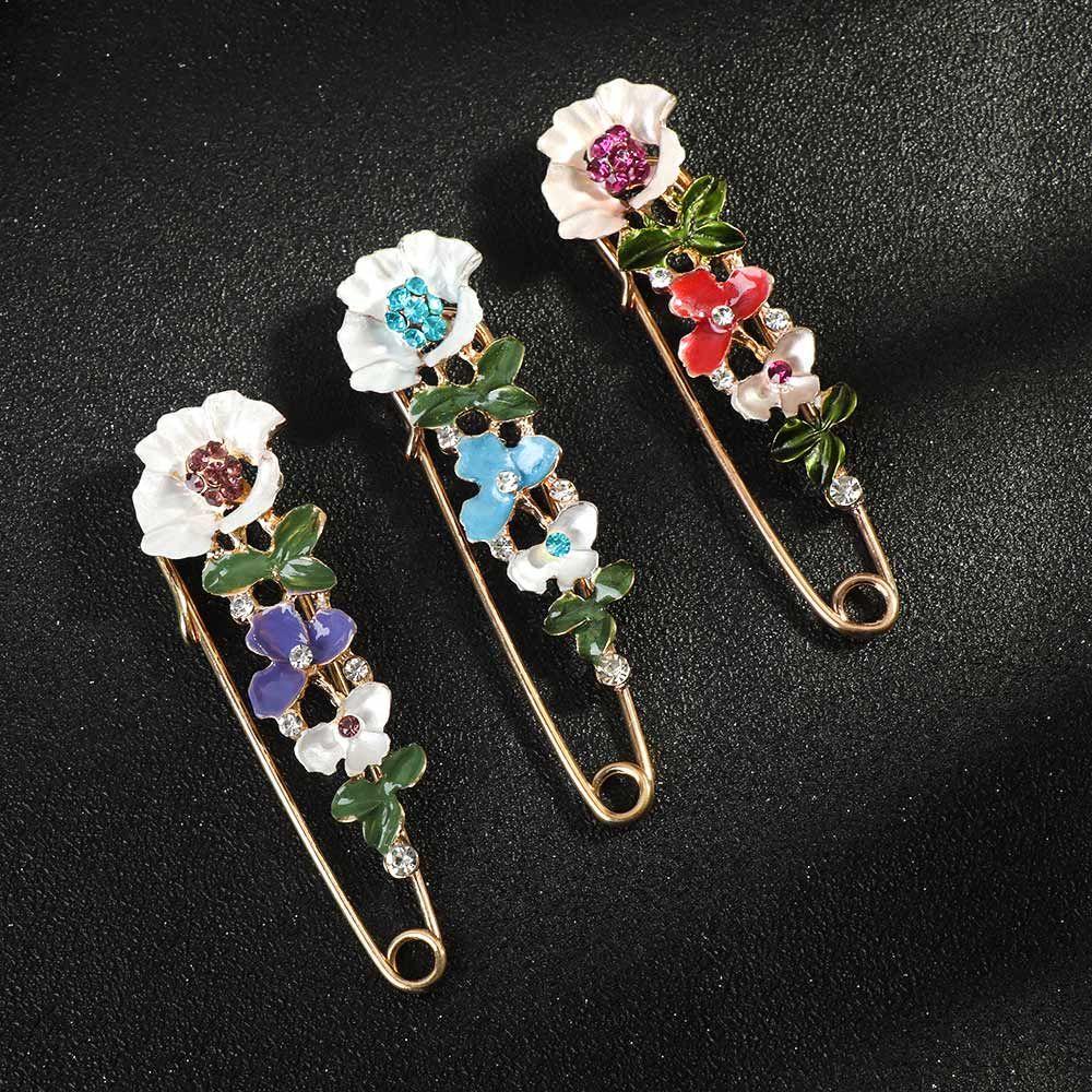 Trâm Cài Áo Hình Hoa Thời Trang Đáng Yêu|Huy Hiệu Cài Áo Thiết Kế Dễ Thương