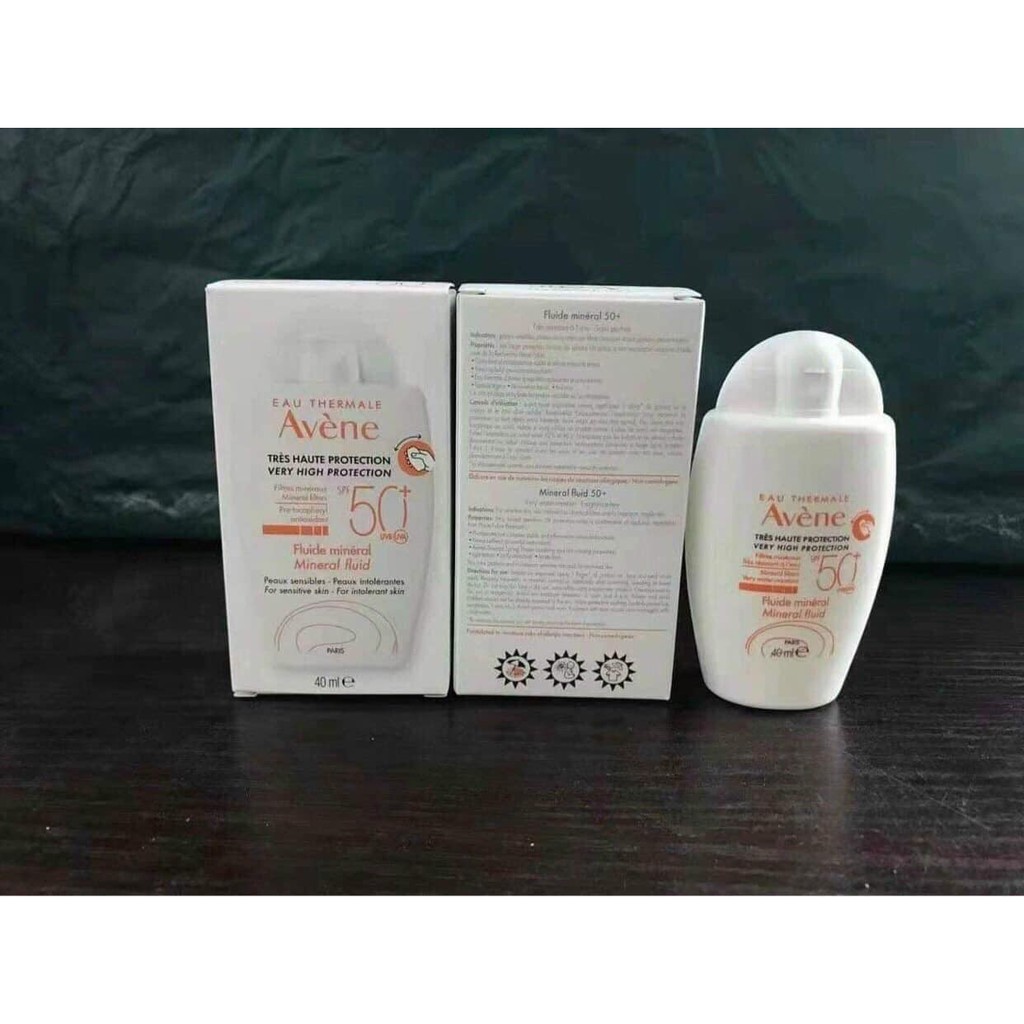 Kem Chống Nắng Vật Lý, Bảo Vệ Da, Dưỡng Trắng Avene Very High Protection Reflexe Solaire Dry Touch SPF 50+ UVB/ UVA.