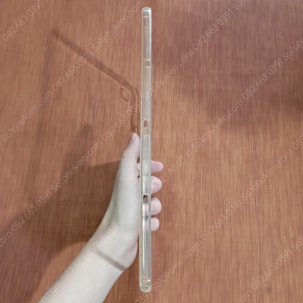 Ốp lưng tab Samsung S5e T725 dẻo trong suốt bảo vệ mặt lưng máy