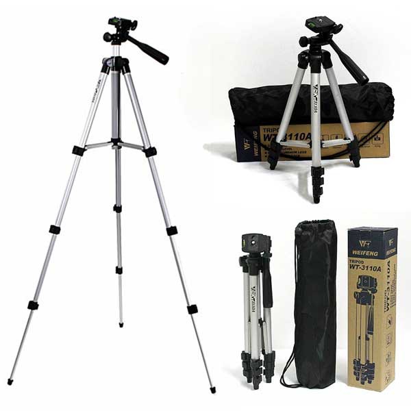 Gậy Tripod 3 Chân 3110 Cao 1m2 Dùng Để Livetream, Chụp Ảnh, Quay Phim