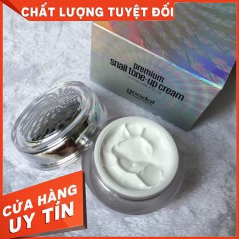 [Dùng Là Mê] Kem dưỡng trắng da - Kem trắng da nâng tone Ốc Sên Goodal Premium Snail Tone-Up Cream Hàn Quốc 30ml