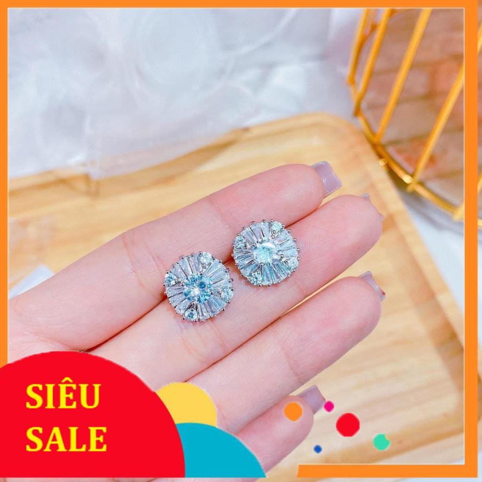 (NEW) NHIỀU MẪU BÔNG TAI NỤ BẠC ĐÁ PHỤ KIỆN TRANG SỨC CAO CẤP NO.93 HOA TAI XINH XẮN KHUYÊN TAI HT016 JEWELLRY