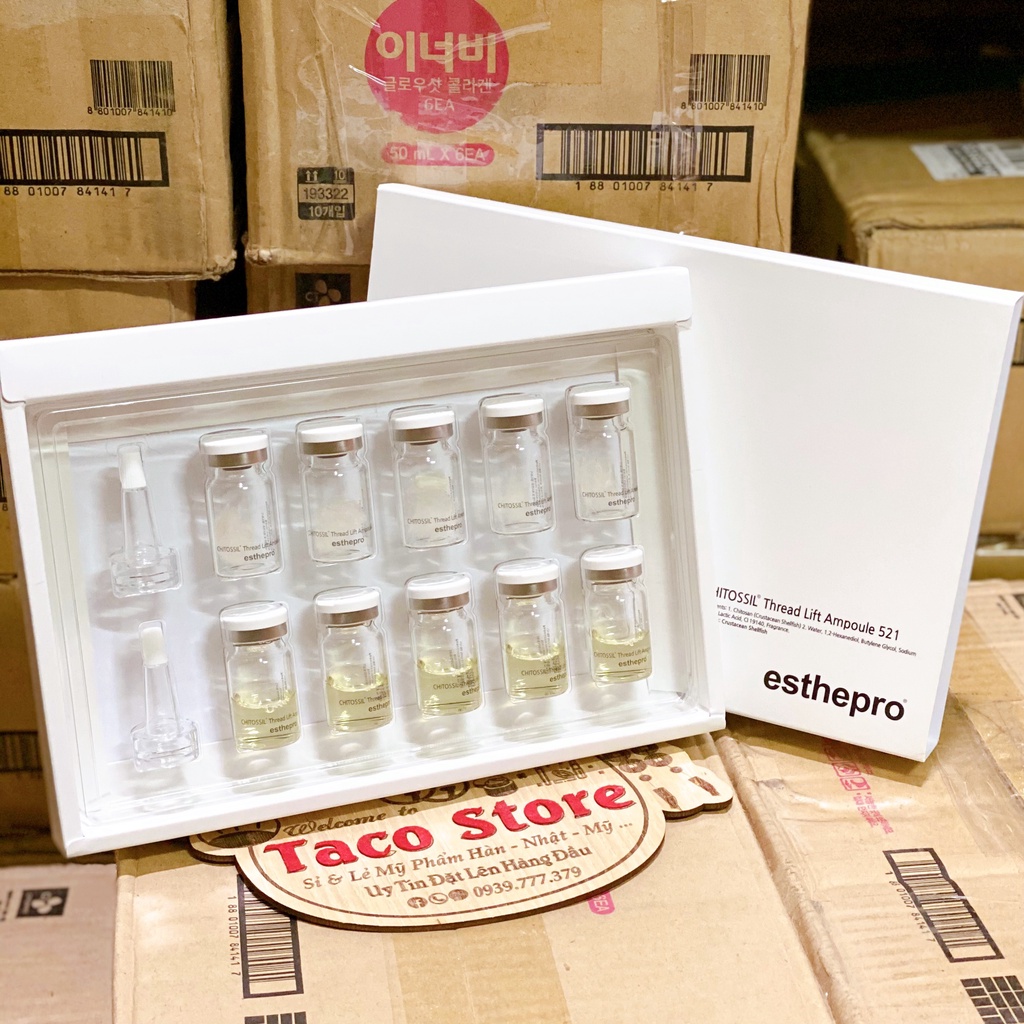 Chỉ Tơ Căng Da Chitossil Esthemax Hàn Quốc