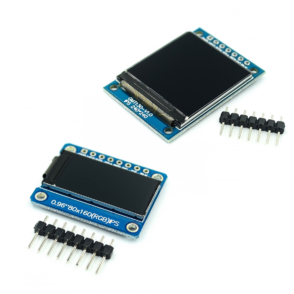 Mạch màn hình TFT 0.96 / 1.3 inch IPS 7P SPI HD 65K LCD màu sắc ST7735 Drive IC 80*160 (không phải OLED) cho Arduino | BigBuy360 - bigbuy360.vn